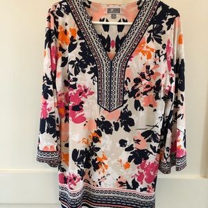 EUC JM Collection Tunic Style Blouse